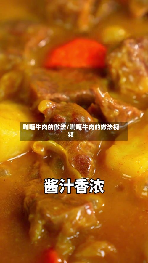 咖喱牛肉的做法/咖喱牛肉的做法视频