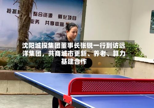 沈阳城投集团董事长张锐一行到访远洋集团，共商城市更新、养老、算力基建合作-第2张图片