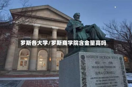 罗斯各大学/罗斯商学院含金量高吗