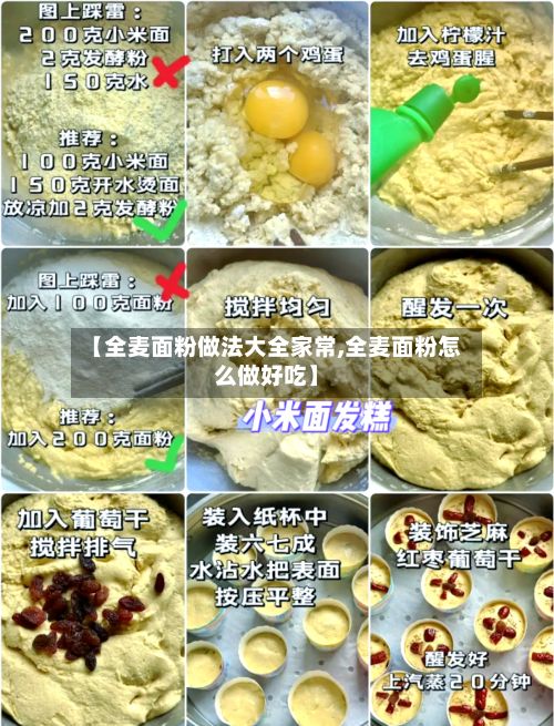 【全麦面粉做法大全家常,全麦面粉怎么做好吃】