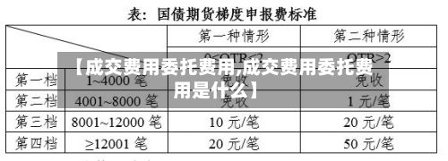 【成交费用委托费用,成交费用委托费用是什么】-第2张图片