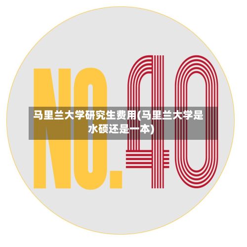 马里兰大学研究生费用(马里兰大学是水硕还是一本)