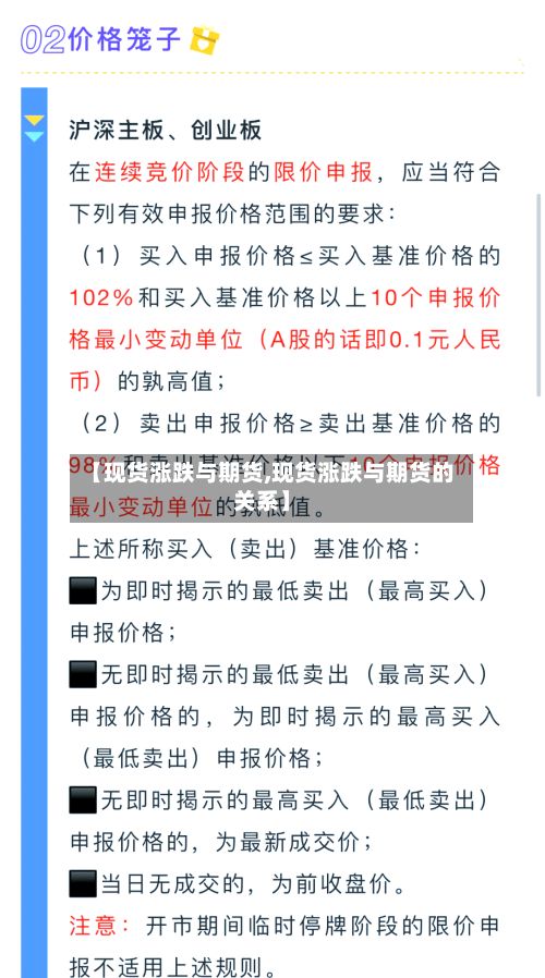 【现货涨跌与期货,现货涨跌与期货的关系】-第3张图片
