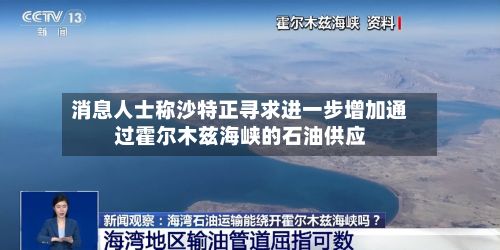消息人士称沙特正寻求进一步增加通过霍尔木兹海峡的石油供应-第2张图片