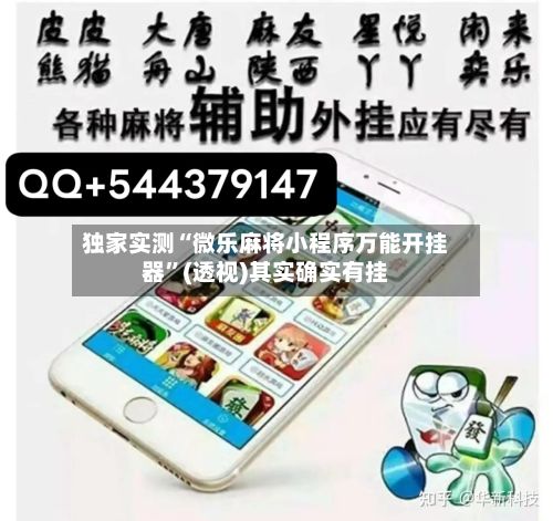 独家实测“微乐麻将小程序万能开挂器”(透视)其实确实有挂