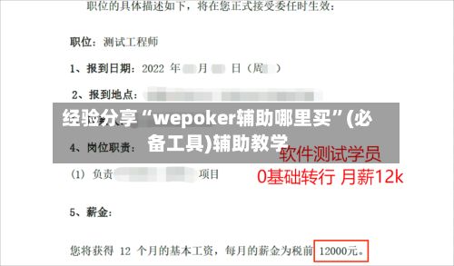 经验分享“wepoker辅助哪里买	”(必备工具)辅助教学-第2张图片