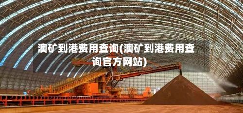 澳矿到港费用查询(澳矿到港费用查询官方网站)-第3张图片