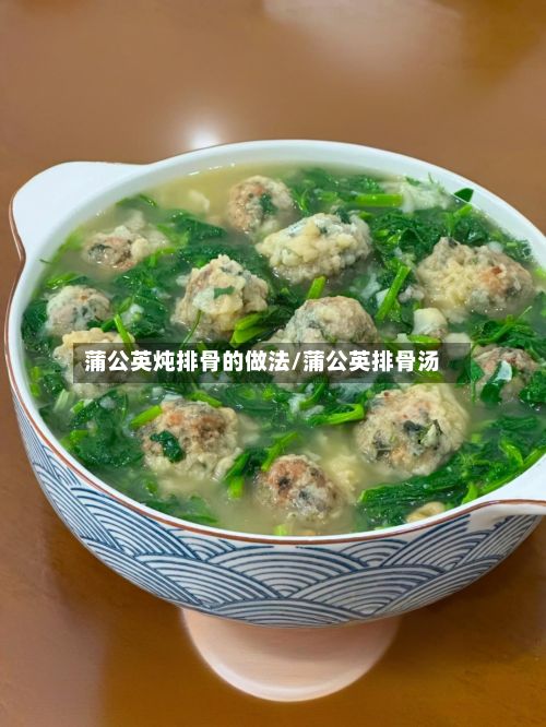 蒲公英炖排骨的做法/蒲公英排骨汤