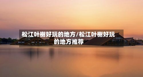 松江叶榭好玩的地方/松江叶榭好玩的地方推荐-第3张图片