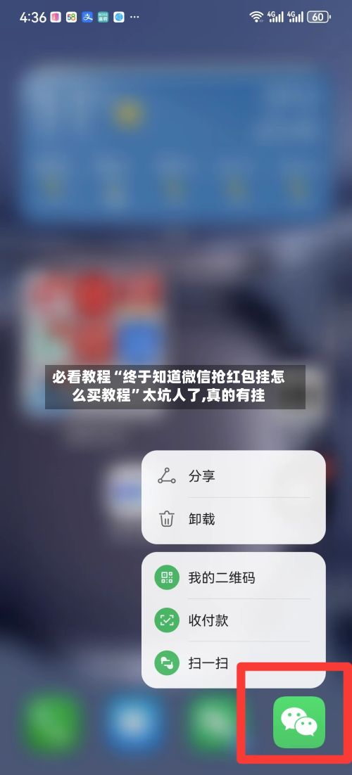 必看教程“终于知道微信抢红包挂怎么买教程	”太坑人了,真的有挂-第2张图片