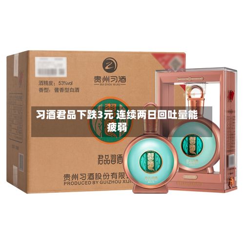 习酒君品下跌3元 连续两日回吐量能疲弱-第3张图片