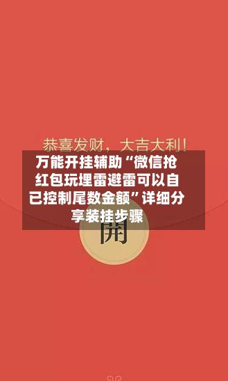 万能开挂辅助“微信抢红包玩埋雷避雷可以自已控制尾数金额”详细分享装挂步骤-第3张图片