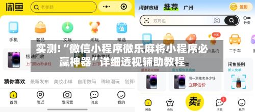 实测!“微信小程序微乐麻将小程序必赢神器	”详细透视辅助教程-第2张图片