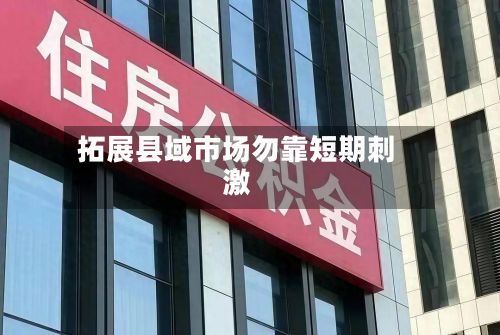 拓展县域市场勿靠短期刺激-第2张图片
