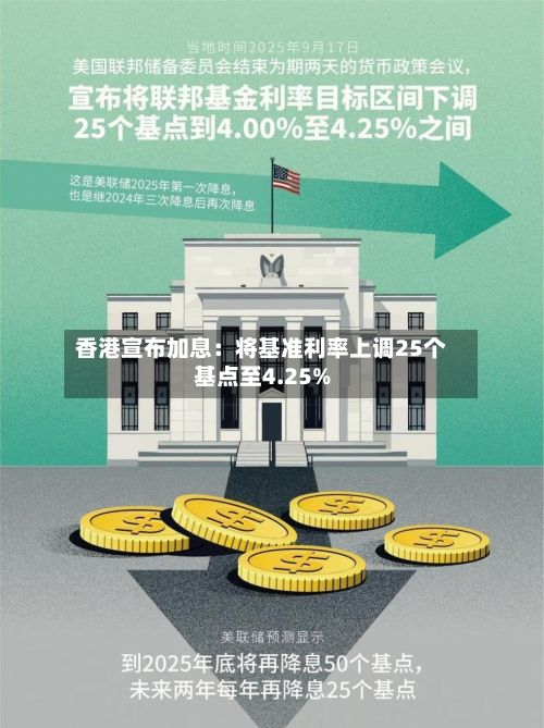 香港宣布加息：将基准利率上调25个基点至4.25%-第2张图片