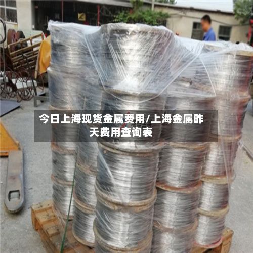 今日上海现货金属费用/上海金属昨天费用查询表-第2张图片