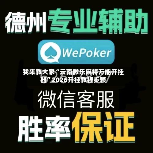 我来教大家“云南微乐麻将万能开挂器”2026开挂教程步骤-第3张图片