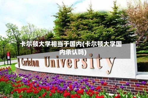 卡尔顿大学相当于国内(卡尔顿大学国内承认吗)