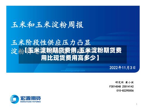 【玉米淀粉期货费用,玉米淀粉期货费用比现货费用高多少】-第2张图片