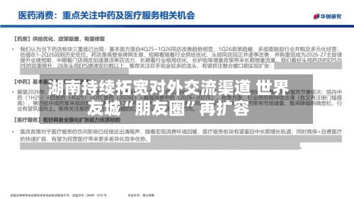 湖南持续拓宽对外交流渠道 世界友城“朋友圈”再扩容-第2张图片
