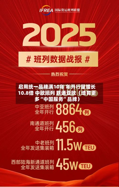 启用统一品牌满10年 年开行量增长10.8倍 中欧班列 联通亚欧（培育更多“中国服务”品牌）-第2张图片
