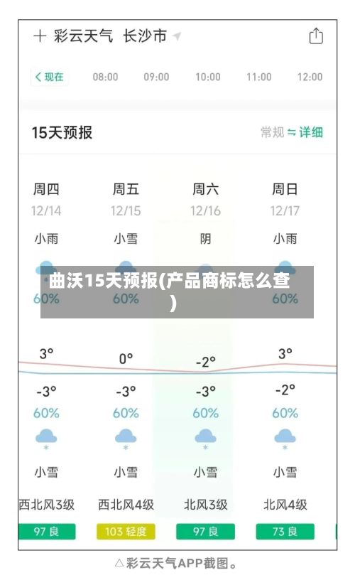 曲沃15天预报(产品商标怎么查)-第3张图片