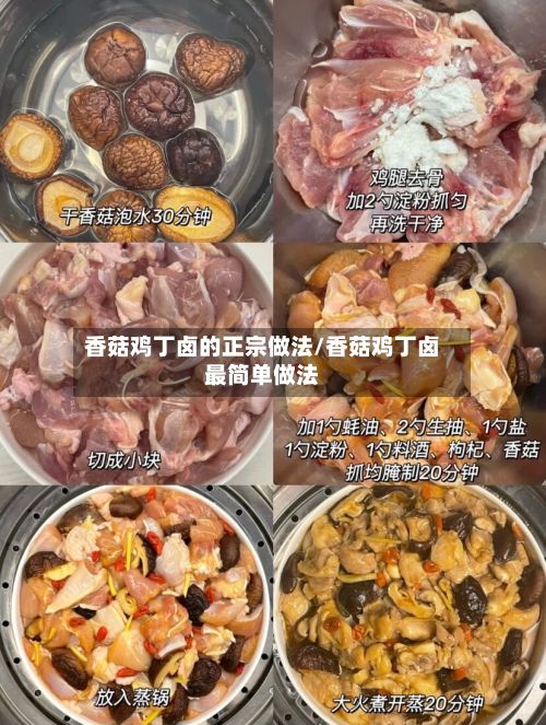 香菇鸡丁卤的正宗做法/香菇鸡丁卤最简单做法