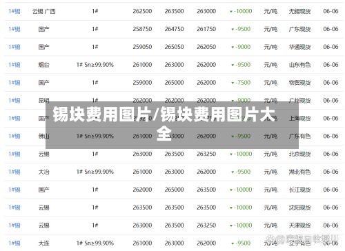 锡块费用图片/锡块费用图片大全-第2张图片