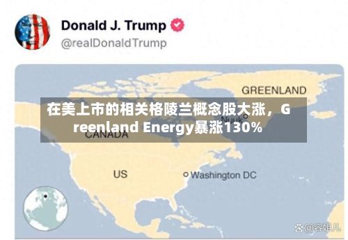在美上市的相关格陵兰概念股大涨，Greenland Energy暴涨130%-第2张图片