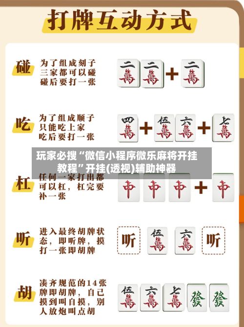 玩家必搜“微信小程序微乐麻将开挂教程”开挂(透视)辅助神器-第3张图片