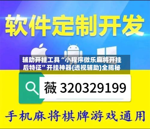 辅助开挂工具“小程序微乐麻将开挂后特征	”开挂神器{透视辅助}全揭秘-第3张图片