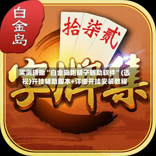 实测辅助“白金岛跑胡子辅助软件”(透视)开挂辅助脚本+详细开挂安装教程