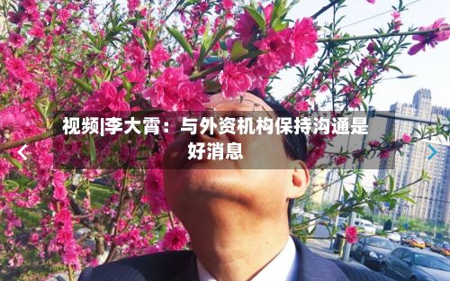 视频|李大霄：与外资机构保持沟通是好消息