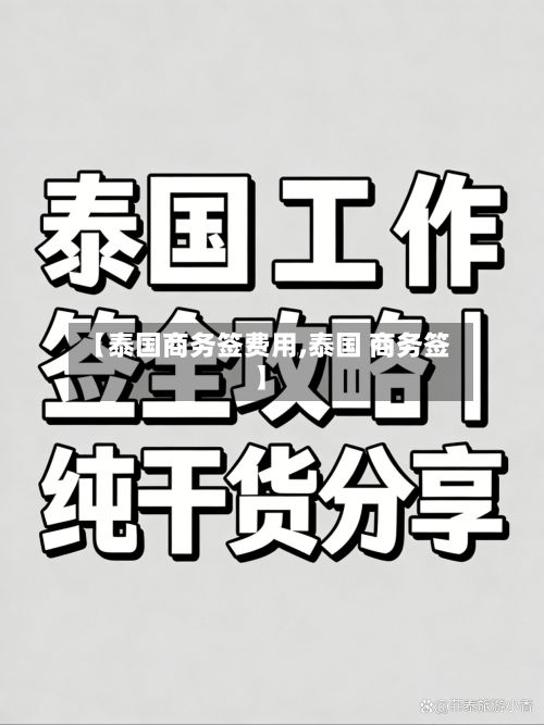 【泰国商务签费用,泰国 商务签】-第2张图片