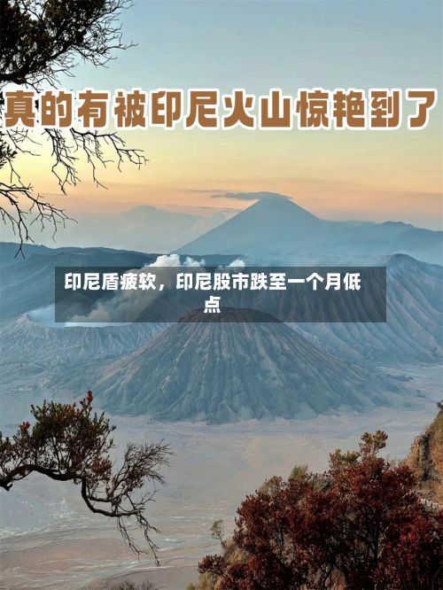 印尼盾疲软，印尼股市跌至一个月低点