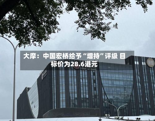 大摩：中国宏桥给予“增持	”评级 目标价为28.6港元-第1张图片