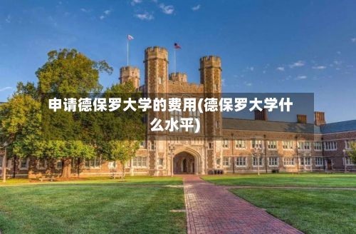 申请德保罗大学的费用(德保罗大学什么水平)-第3张图片
