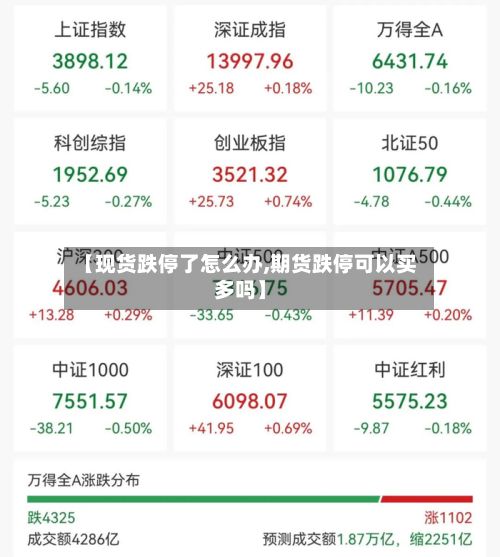 【现货跌停了怎么办,期货跌停可以买多吗】