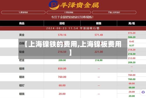 【上海镍铁的费用,上海镍板费用】-第3张图片