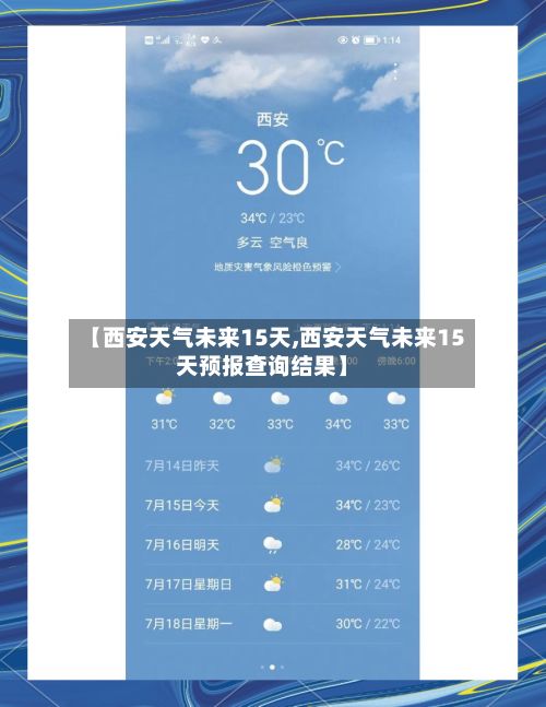 【西安天气未来15天,西安天气未来15天预报查询结果】-第3张图片