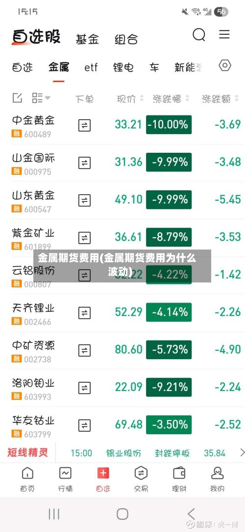 金属期货费用(金属期货费用为什么波动)-第2张图片