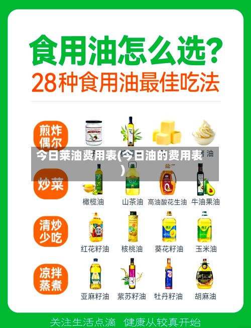 今日莱油费用表(今日油的费用表)