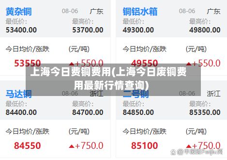 上海今日费铜费用(上海今日废铜费用最新行情查询)-第2张图片
