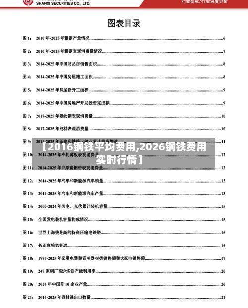 【2016钢铁平均费用,2026钢铁费用实时行情】-第2张图片