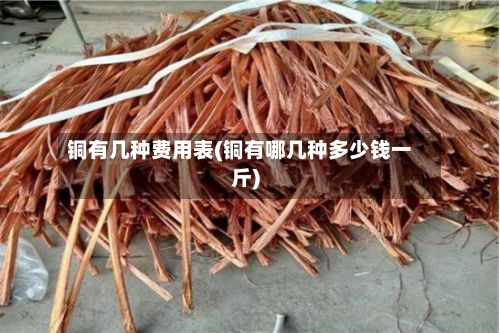 铜有几种费用表(铜有哪几种多少钱一斤)-第3张图片