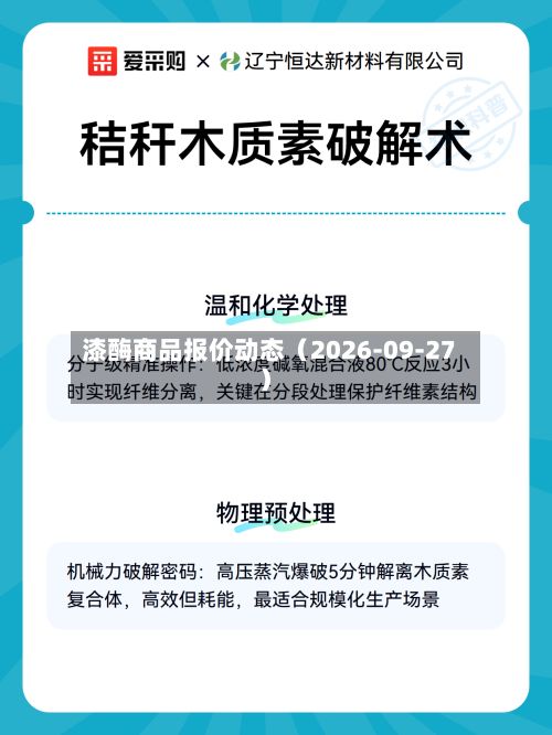 漆酶商品报价动态（2026-09-27）-第3张图片