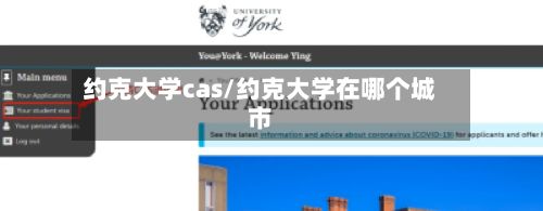 约克大学cas/约克大学在哪个城市-第2张图片