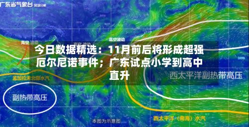 今日数据精选：11月前后将形成超强厄尔尼诺事件；广东试点小学到高中直升-第2张图片