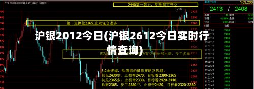 沪银2012今日(沪银2612今日实时行情查询)-第2张图片