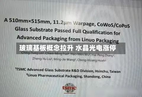 玻璃基板概念拉升 水晶光电涨停-第2张图片